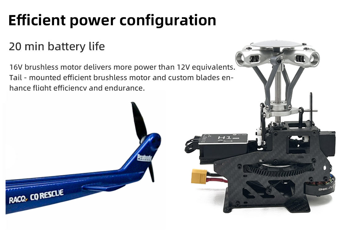 Bell 412 Four-Blade RC Helicopter – GPS, 3D Acro, 810mm Rotor