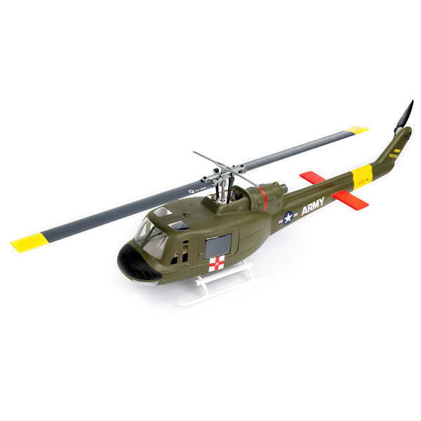 UH-1 Smart Scale RC Helicopter - GPS, Acro Mode, 18 Min Endurance