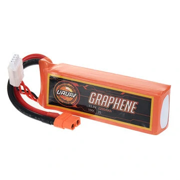 RC Vanguard LipoGRAPHENE Battery - 11.1V 2200mAh 100C 3S XT60 Plug