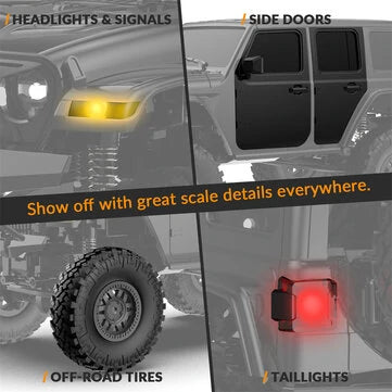 RC Vanguard Light Off-Road Climbing Monster Truck Vehicle