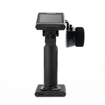 Flysky Noble NB4 2.4GHz radio transmitter with touch screen for RC cars and boats.