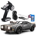 RC Vanguard JJRCQ142 RTR 1/14 2.4G 4WD Drift RC Car Retro LED Light High Speed Full Proportional Flat On-Road Classic Vehicles Models Toys