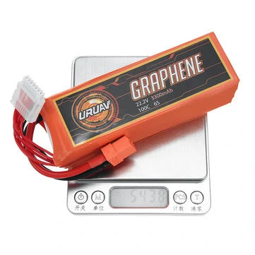 RC Vanguard LipoGRAPHENE Battery - Power 22.2V 3300mAh 100C 6S XT90 Plug