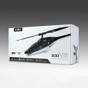 RC Vanguard 300 V2 Mini 6CH 2.4Ghz FXZ 6 DOF Axis Flybarless RC Helicopter RTFV