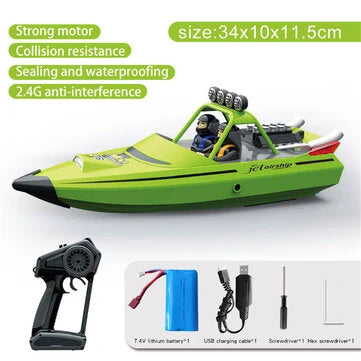 RC Vanguard TYXIN 725 2.4G 30km/h RC Boat Jet Speedboat Capsized