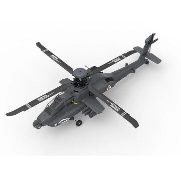 RC Vanguard YXZNRCF11-S 1:32 AH-64 Apache Scale 2.4G 6CH GPS Altitude Hold Optical Flow Positioning 5.8G FPV Camera Dual Brushless Motor Flybarless RC Helicopter RTF