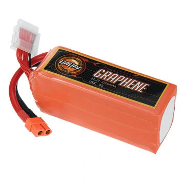 RC Vanguard LipoGRAPHENE Battery - Power 22.2V 2200mAh 100C 6S XT60 Plug