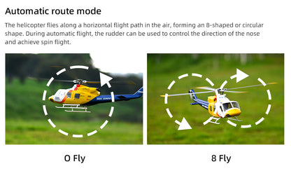 Bell 412 Four-Blade RC Helicopter – GPS, 3D Acro, 810mm Rotor