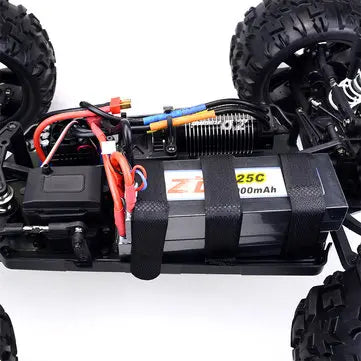 RC Vanguard ZDRacing Two Battery 08427 1/8 120A 4WD Brushless RC Car Off-Road Truck RTR Model