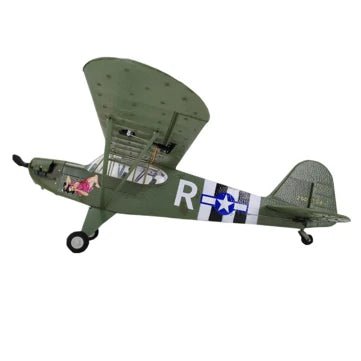 RC Vanguard CoolBank Model Piper J3 CUB 1/16 Scale 680mm Wingspan 3D/6G