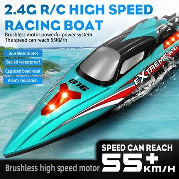 RC Vanguard HXJRCHJ816 RTR 55km/h 2.4G Brushless RC Boat High Speed Net Ship Capsized