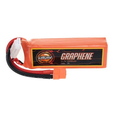 RC Vanguard LipoGRAPHENE Battery - 11.1V 2200mAh 100C 3S XT60 Plug