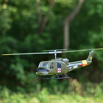 RC Vanguard FLYWING UH-1 V4 Upgrade Version Class 470 6CH Brushless Motor GPS Fixed Point Altitude Hold Scale RC Helicopter PNP/RTF With H1 Flight Controller