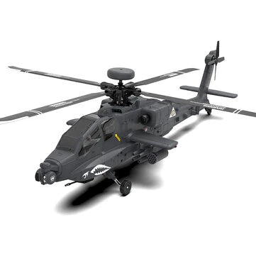 RC Vanguard YXZNRCF11-S 1:32 AH-64 Apache Scale 2.4G 6CH GPS Altitude Hold Optical Flow Positioning 5.8G FPV Camera Dual Brushless Motor Flybarless RC Helicopter RTF