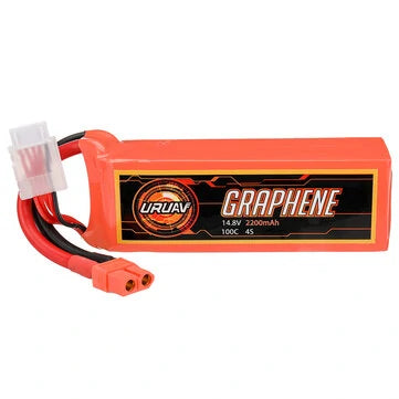 RC Vanguard LipoGRAPHENE Battery - Power 14.8V 2200mAh 100C 4S LiPo XT60 Plug