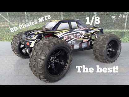 RC Vanguard ZDRacing Two Battery 08427 1/8 120A 4WD Brushless RC Car Off-Road Truck RTR Model