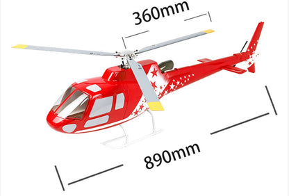 RC Vanguard SquirrelAS350 - 1:12 RC Scale Helicopter. Plug and Play GPS stabilized